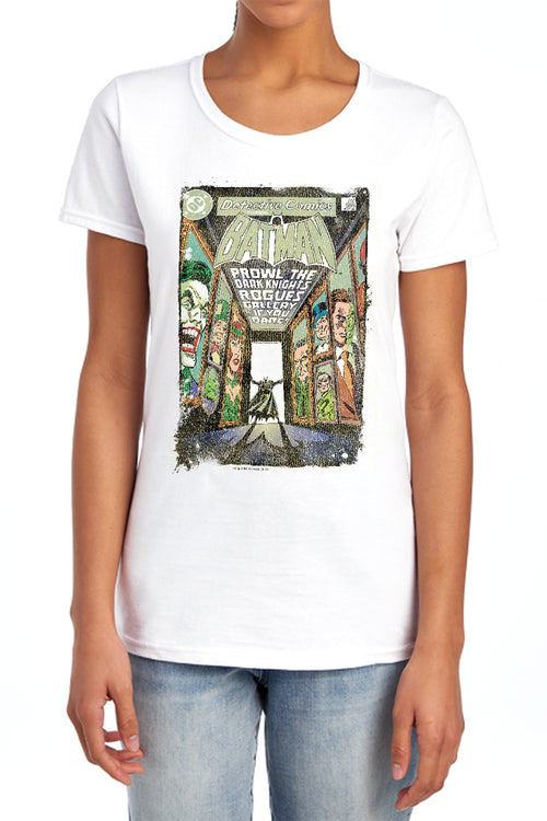 Batman Rogues Gallery Cover Womens T-Shirt