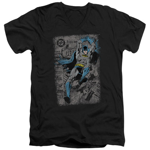 Batman Detective #487 Distress V-Neck T-Shirt