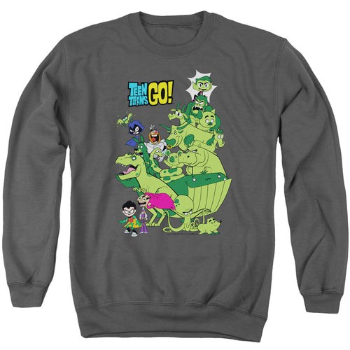 Teen Titans Go! Beast Boy Stack Crewneck Sweatshirt