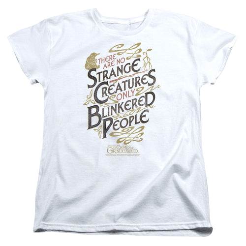 Fantastic Beasts Blinkered People Womens T-Shirt