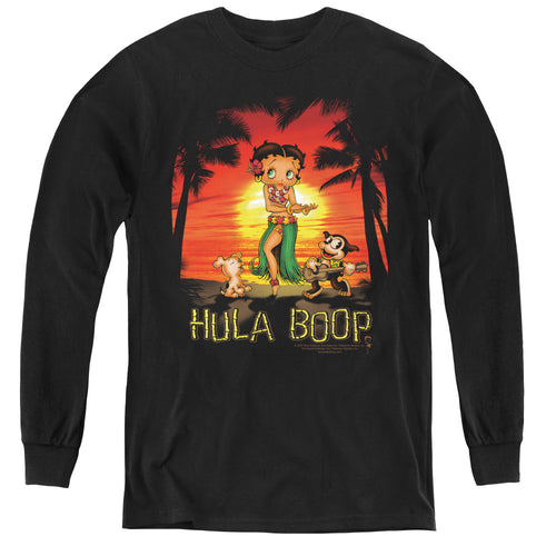 Betty Boop Hula Boop Youth Long Sleeve T-Shirt