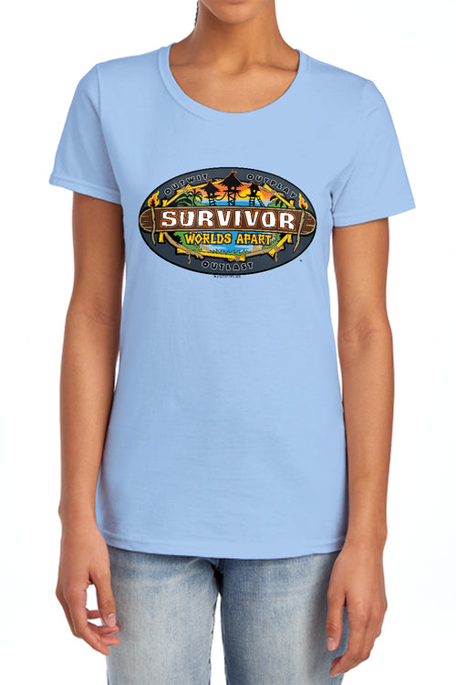 Survivor Worlds Apart Womens T-Shirt