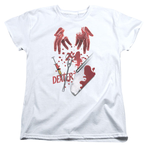 Dexter Tools Of The Trade Womens T-Shirt