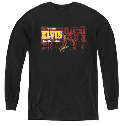 Elvis Presley From Elvis In Memphis Youth Long Sleeve T-Shirt