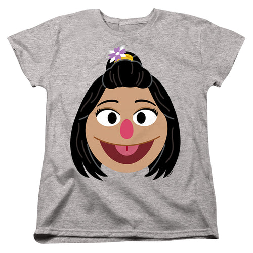 Sesame Street Ji-young Face Womens T-Shirt