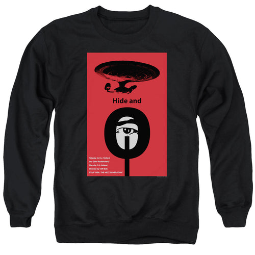 Star Trek Hide and Q Black Crewneck Sweatshirt