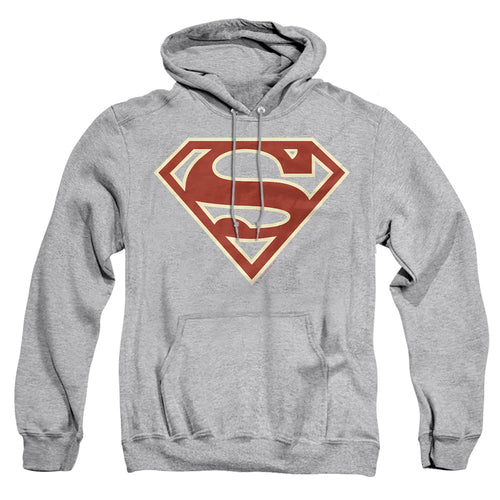 Superman Crimson & Cream Shield Pullover Hoodie