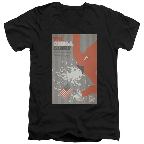 Star Trek Juan Ortiz The Omega Glory Black V-Neck T-Shirt