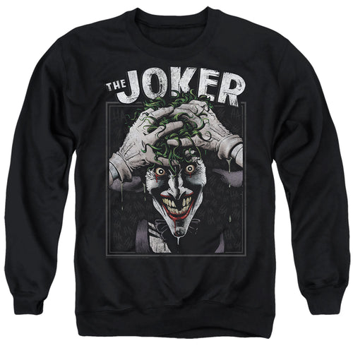 The Batman Crazed Joker Crewneck Sweatshirt