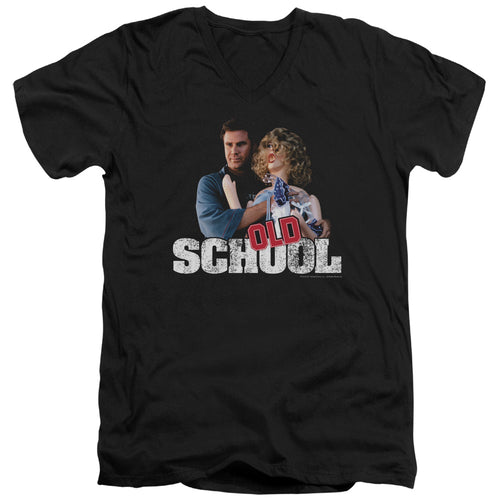 Old School Frank and Friend V-Neck T-Shirt