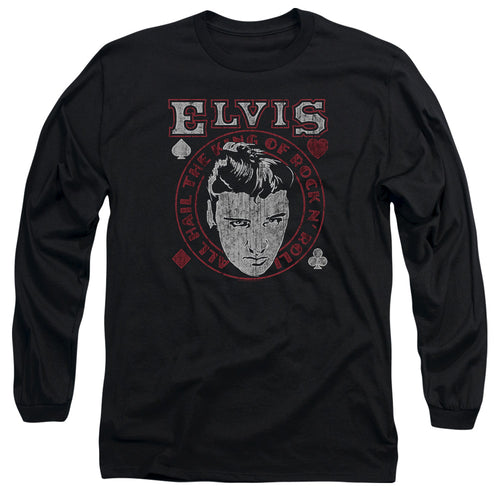 Elvis Presley Hail The King Long Sleeve T-Shirt