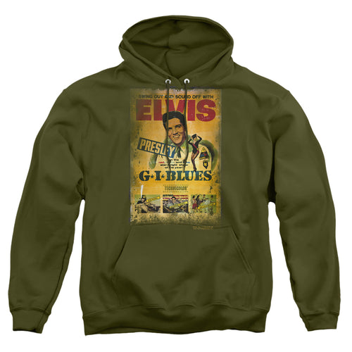 Elvis Presley Gi Blues Poster Pullover Hoodie