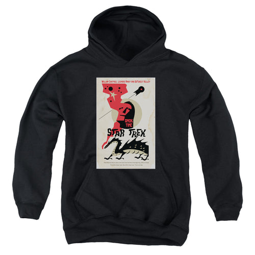 Star Trek Juan Ortiz Amok Time Black Youth Hoodie