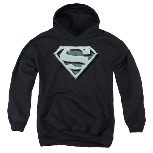 Superman Chrome Shield Youth Hoodie