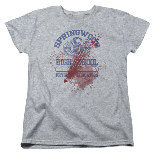 A Nightmare on Elm Street Springwood High Victim Womens T-Shirt