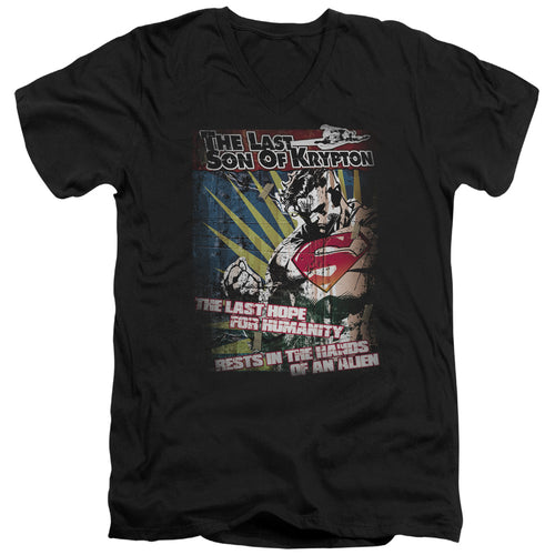 Superman Last Hope V-Neck T-Shirt