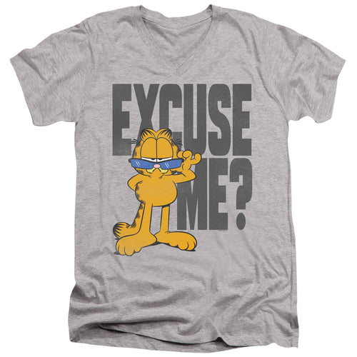 Garfield Excuse Me? V-Neck T-Shirt