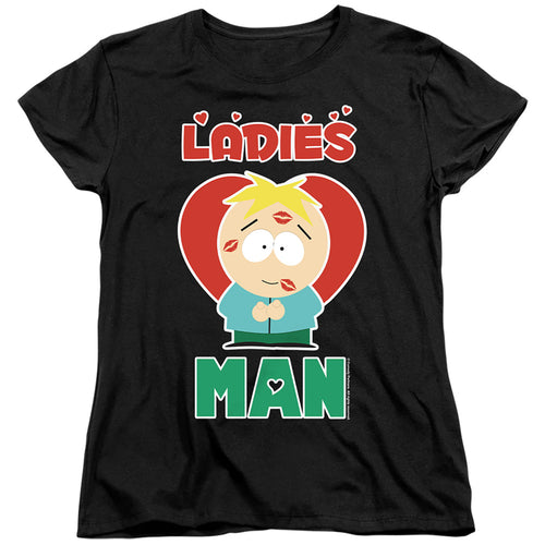 South Park Valentine's Day Butters Ladies Man Womens T-Shirt