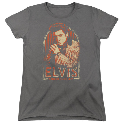Elvis Presley Stripes Womens T-Shirt