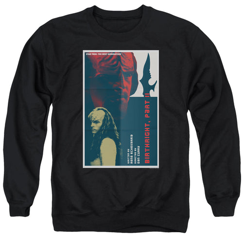 Star Trek Birthright Part II Black Crewneck Sweatshirt