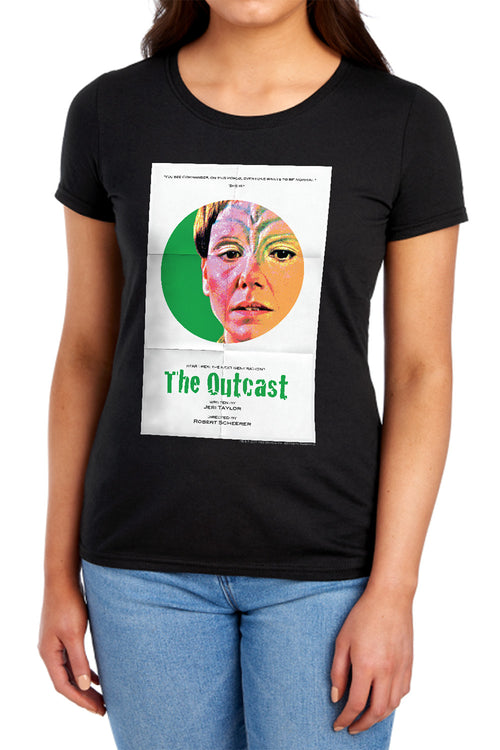 Star Trek The Outcast Black Womens T-Shirt