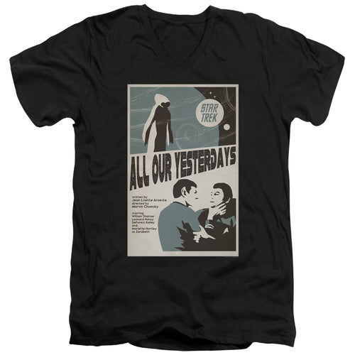 Star Trek Juan Ortiz All Our Yesterdays Black V-Neck T-Shirt