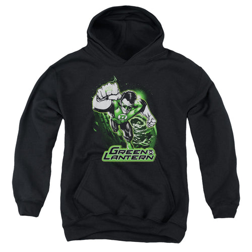 Justice League Green Lantern Green & Gray Youth Hoodie
