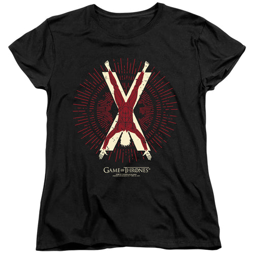 Game of Thrones Bolton Burst Sigil Womens T-Shirt