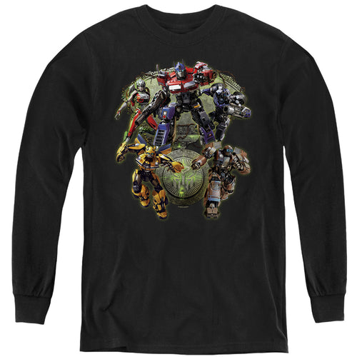 Transformers Autobot Group Shot Youth Long Sleeve T-Shirt