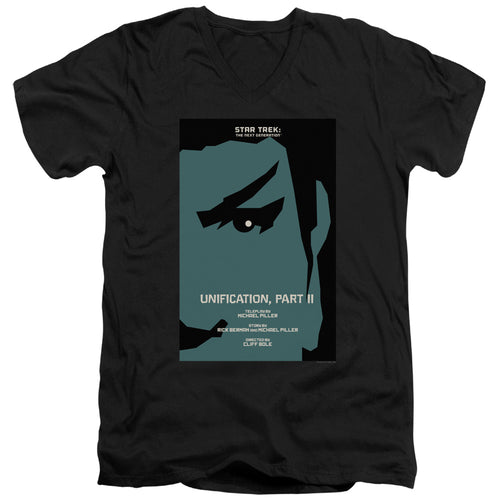 Star Trek Unification Part II Black V-Neck T-Shirt