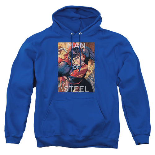 Superman Flight of Steel Royal Pullover Hoodie