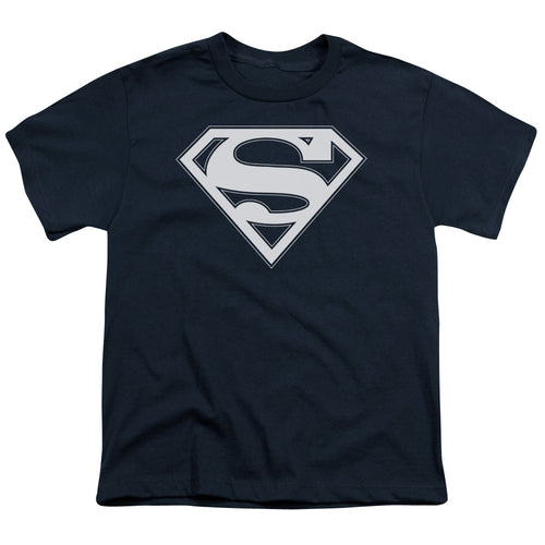 Superman Navy & White Shield Navy Youth/Toddler T-Shirt