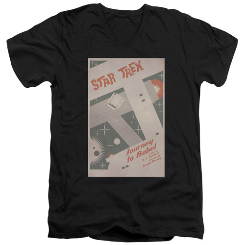 Star Trek Juan Ortiz Journey to Babel Black V-Neck T-Shirt