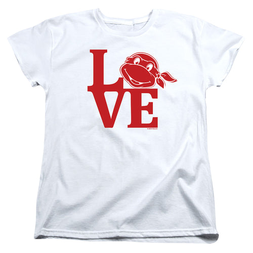 Teenage Mutant Ninja Turtles Valentine's Day Love Womens T-Shirt