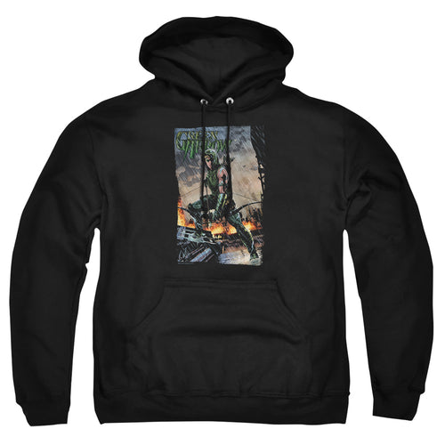 Justice League Fire And Rain Pullover Hoodie
