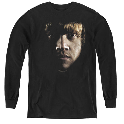 Harry Potter Ron Poster Head Youth Long Sleeve T-Shirt