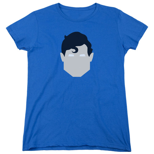 Superman Supes Head Womens T-Shirt