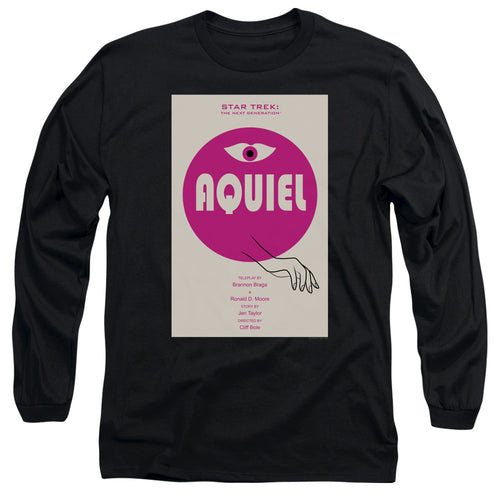 Star Trek Aquiel Black Long Sleeve T-Shirt