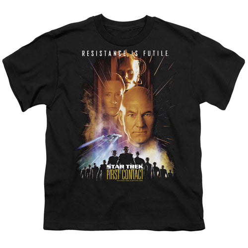 Star Trek First Contact Poster Youth/Toddler T-Shirt