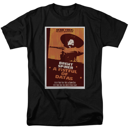 Star Trek A Fistful of Datas Black T-Shirt