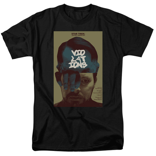 Star Trek Violations Black T-Shirt