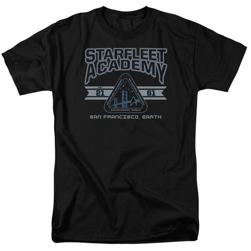 Star Trek Starfleet Academy Earth Black T-Shirt