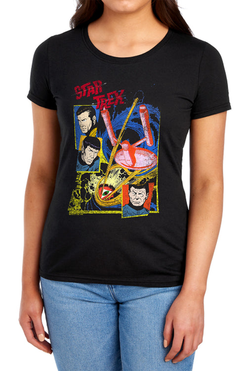 Star Trek Eye of the Storm Womens T-Shirt
