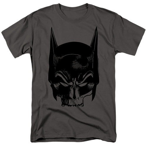 The Batman Skull on Gray T-Shirt
