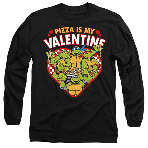 Teenage Mutant Ninja Turtles Pizza Is My Valentine Long Sleeve T-Shirt
