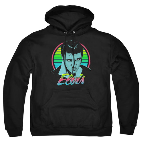 Elvis Presley Neon King Pullover Hoodie