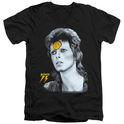 David Bowie Golden Bowie V-Neck T-Shirt