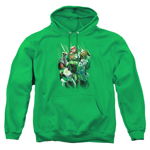 Green Lantern Power Of The Rings Pullover Hoodie