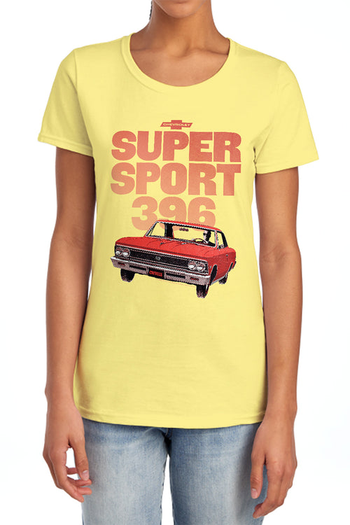 Chevy Super Sport 396 Womens T-Shirt