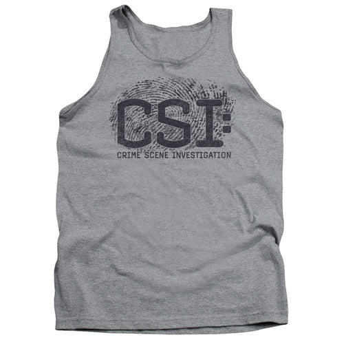 CSI Distressed Logo Tank Top